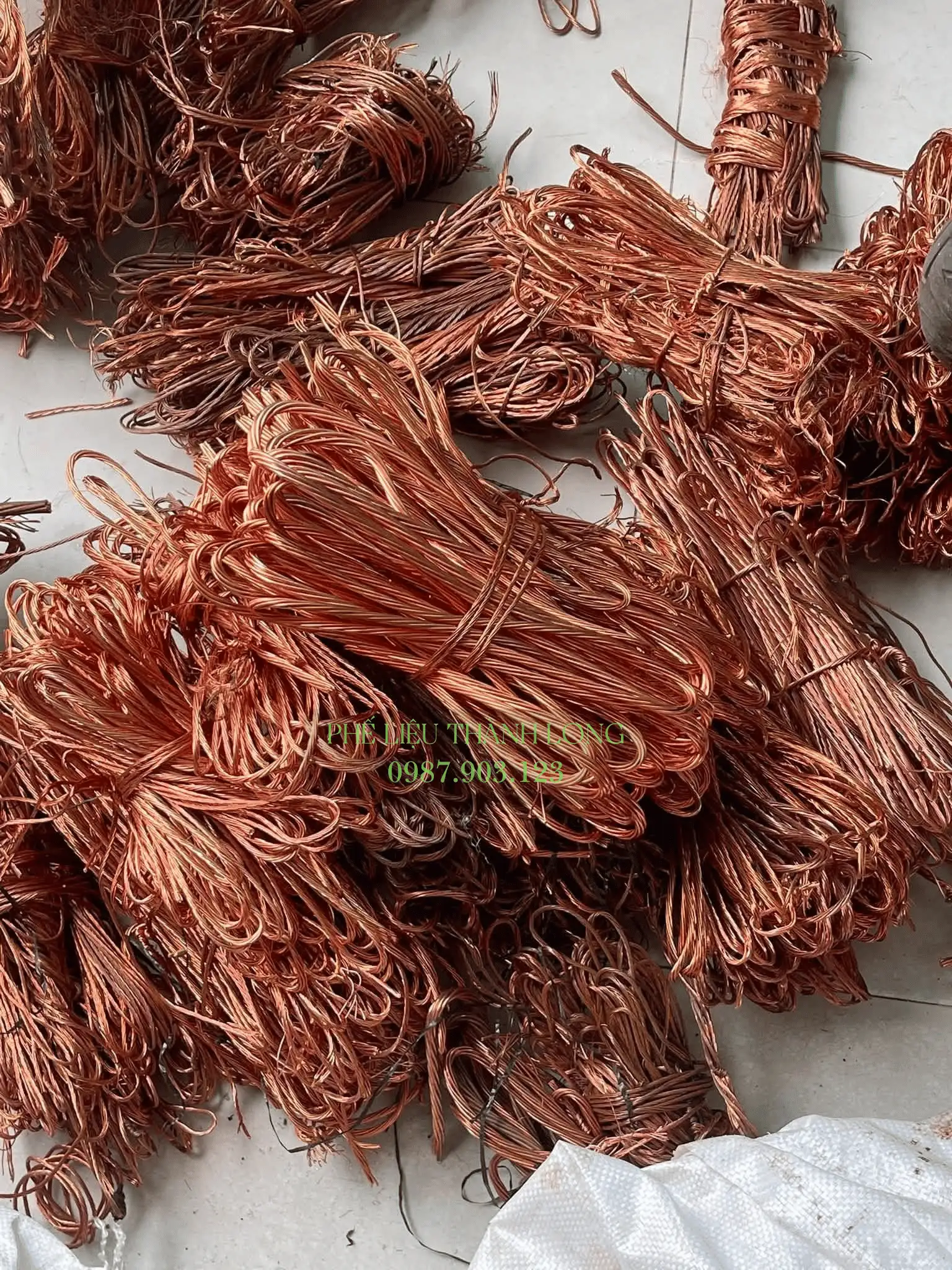 Đồng phế liệu được phân loại rõ ràng