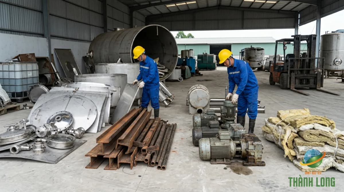 Phân loại inox, khung sắt, mô-tơ và bảo ôn của bồn công nghiệp